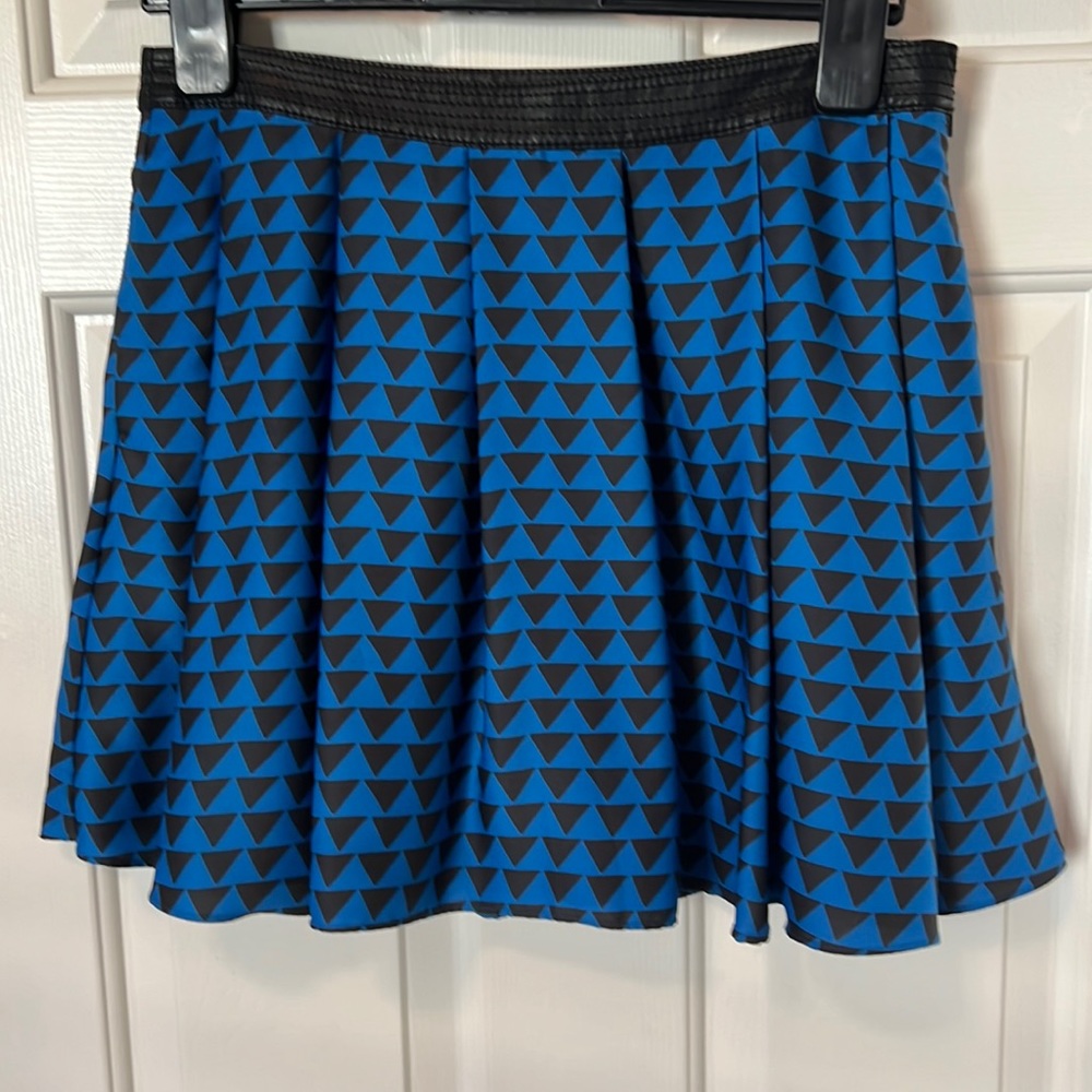 A|X Armani Exchange mini skirt leather banded